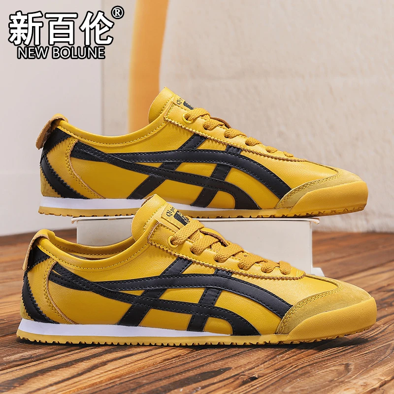 新百伦tiger男鞋休闲运动小白鞋平底阿甘板鞋秋季透气情侣老虎鞋