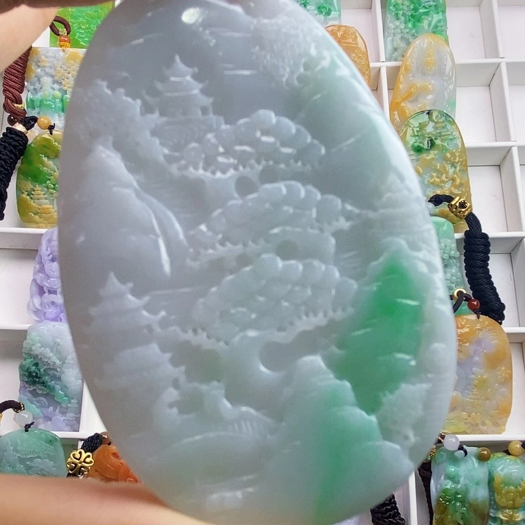 颈饰未镶嵌翡翠翡翠