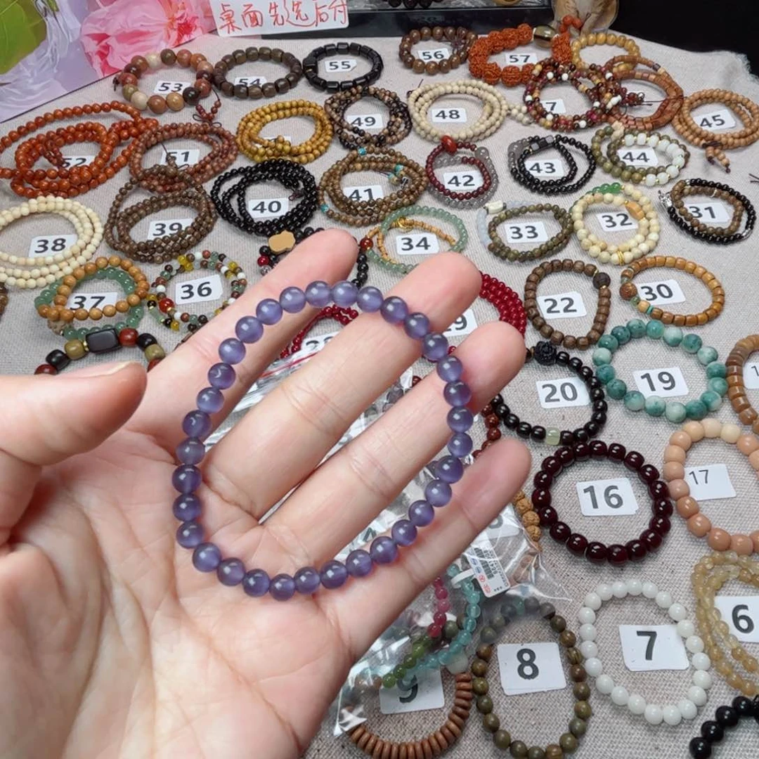 水晶手串未镶嵌嗯哼