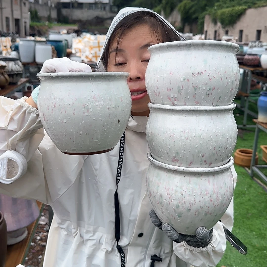 紫砂花盆王嫂花盆花盆0614-219高13口15