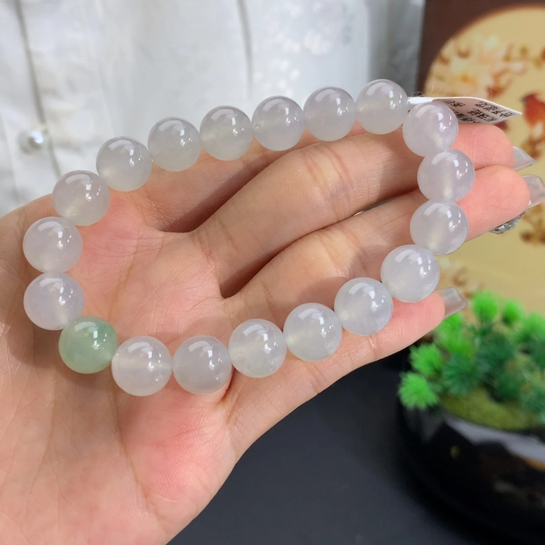 未镶嵌手串翡翠卡10冰胶晴手串