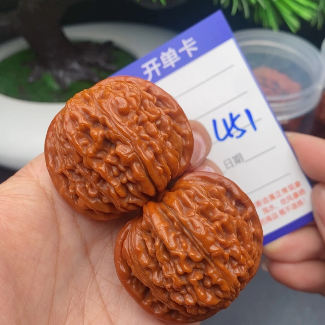 文玩核桃把件44四座楼451