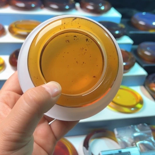 琥珀手镯未镶嵌蓝珀6圈口