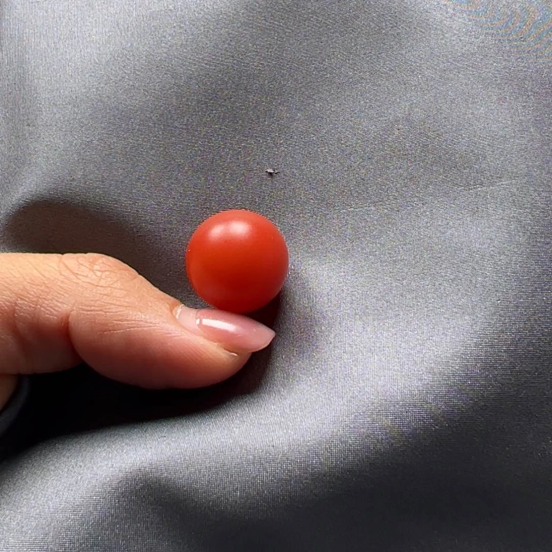 南红玛瑙单珠未镶嵌