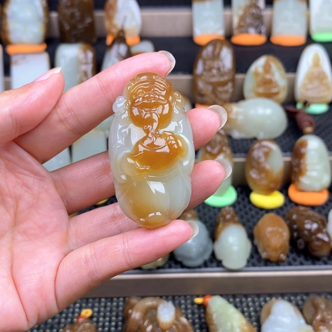 灵***旭颈饰未镶嵌和田玉