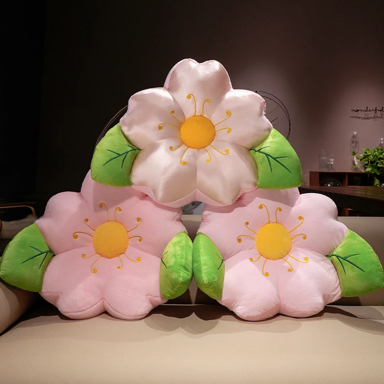 樱花大道腰靠，花瓣抱枕，装饰抱枕