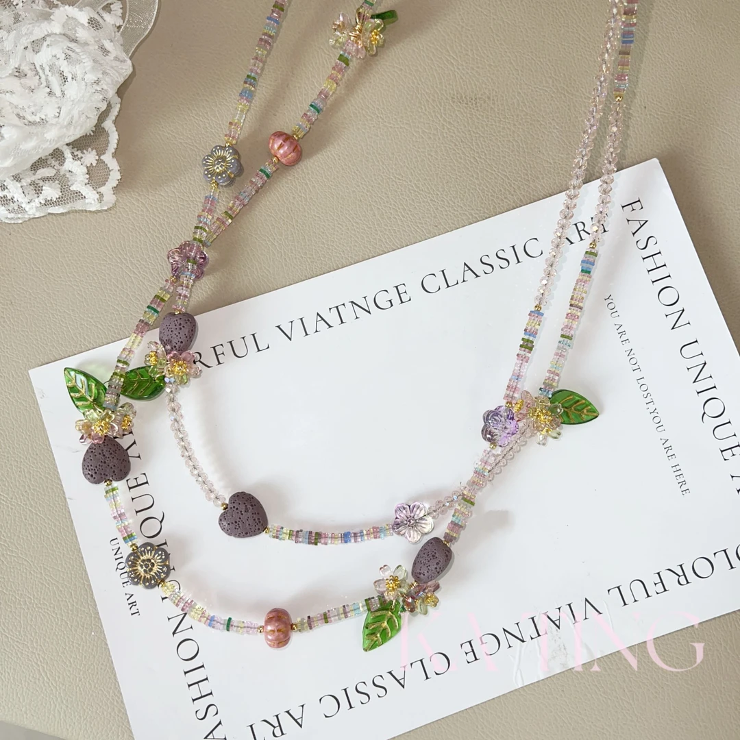 卡庭手机挂件/尤米原创设计斜挎655串珠挂绳挂脖新款