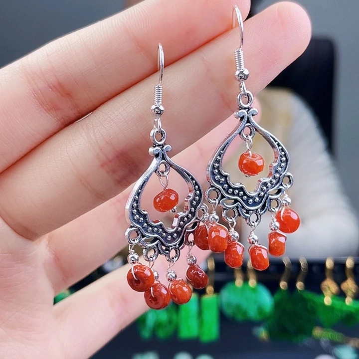 翡翠耳饰未镶嵌饰品