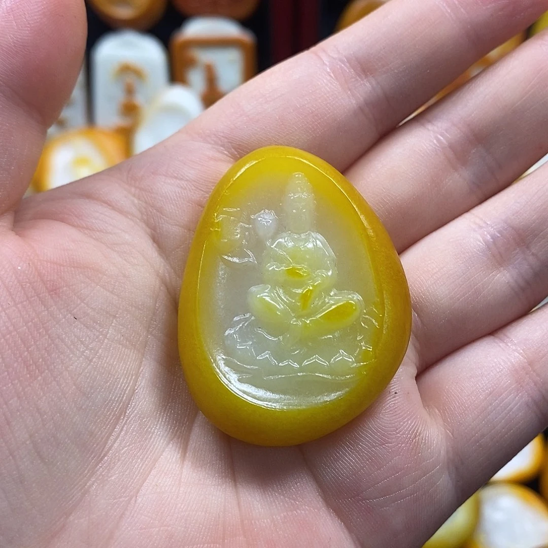 和田玉未镶嵌颈饰有****乎