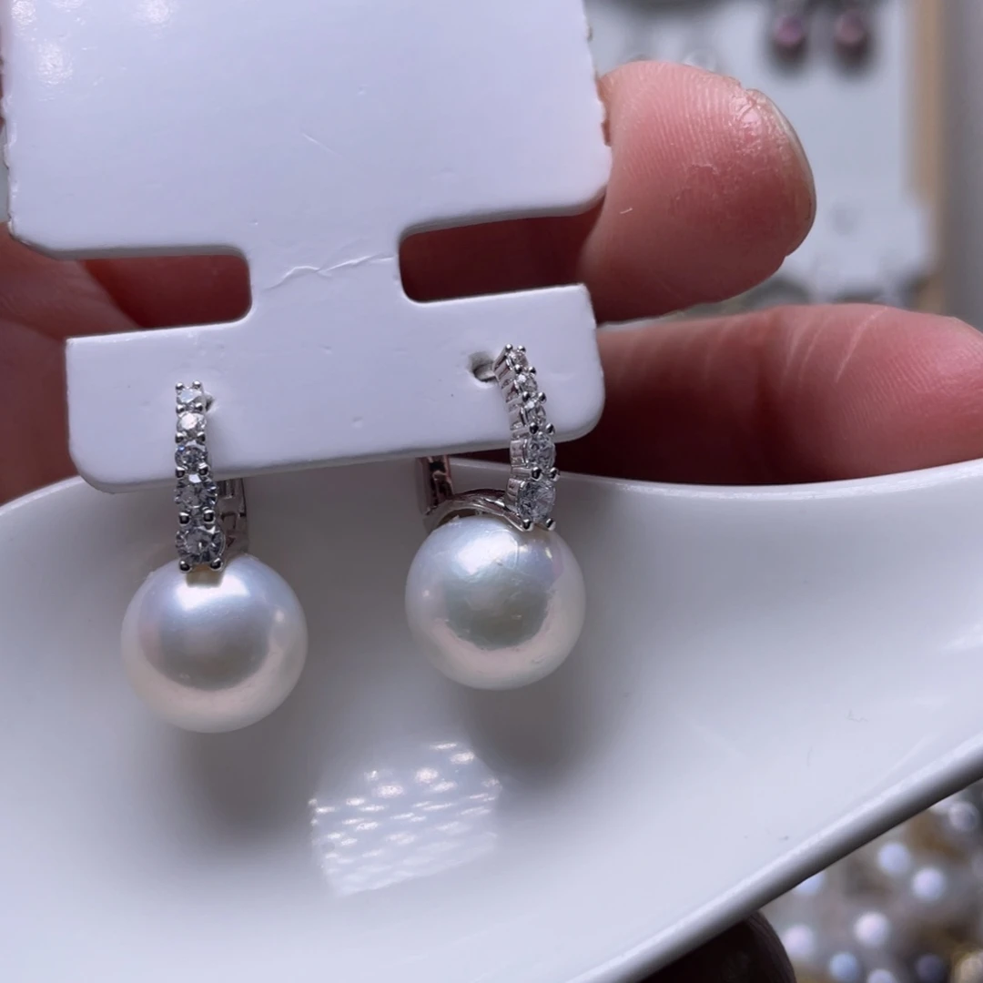 未镶嵌淡水珍珠耳饰