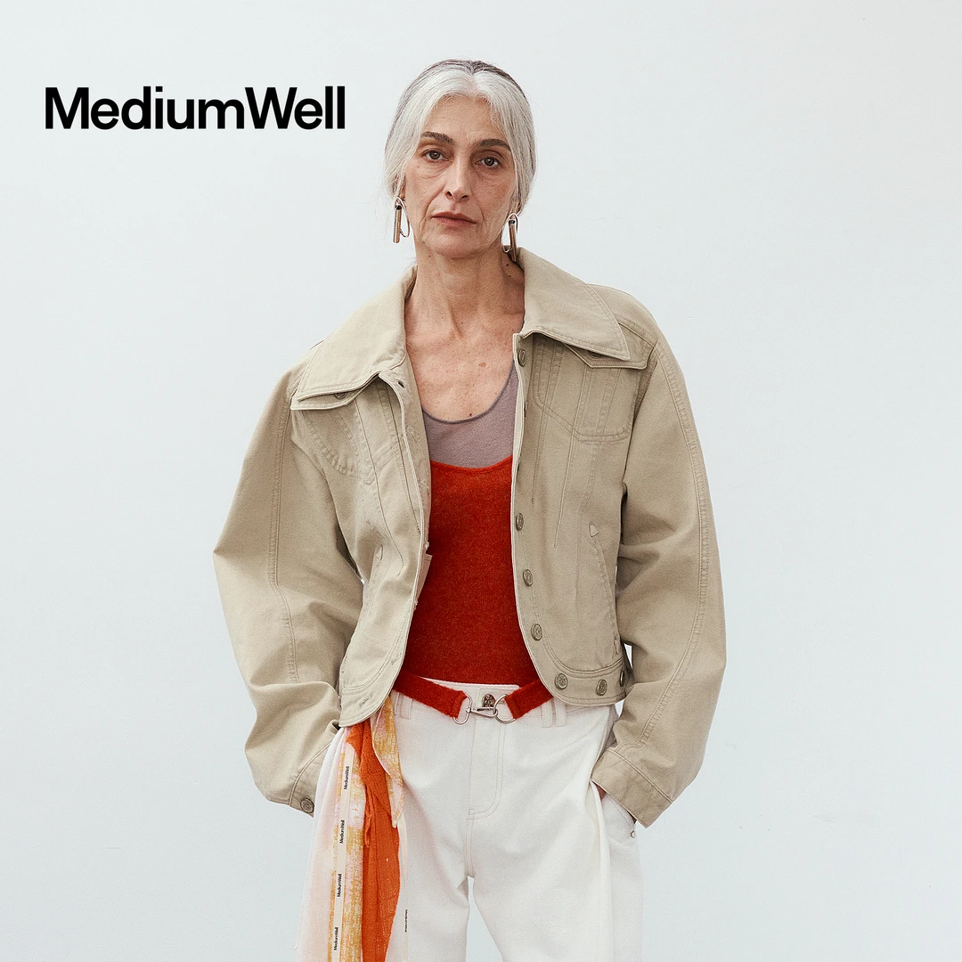 MEDIUM WELL_沙卡水洗短夹克_Safari Jacket