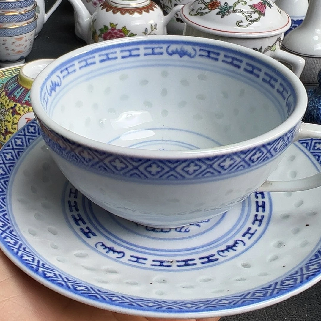 杯景德镇陶瓷耳杯