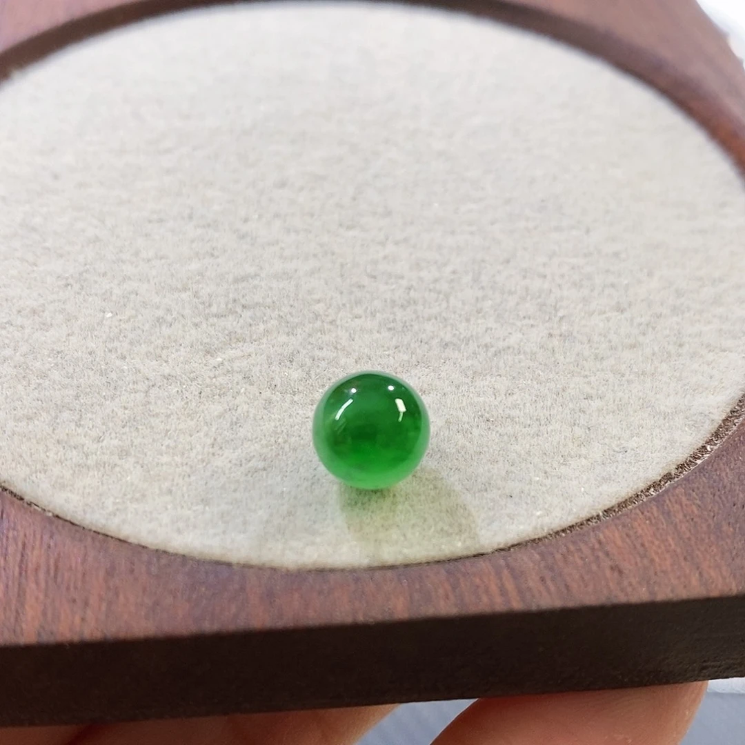 未镶嵌挂件翡翠绿珠珠