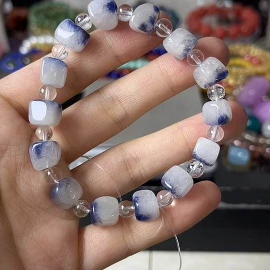 水晶手链未镶嵌矿坑