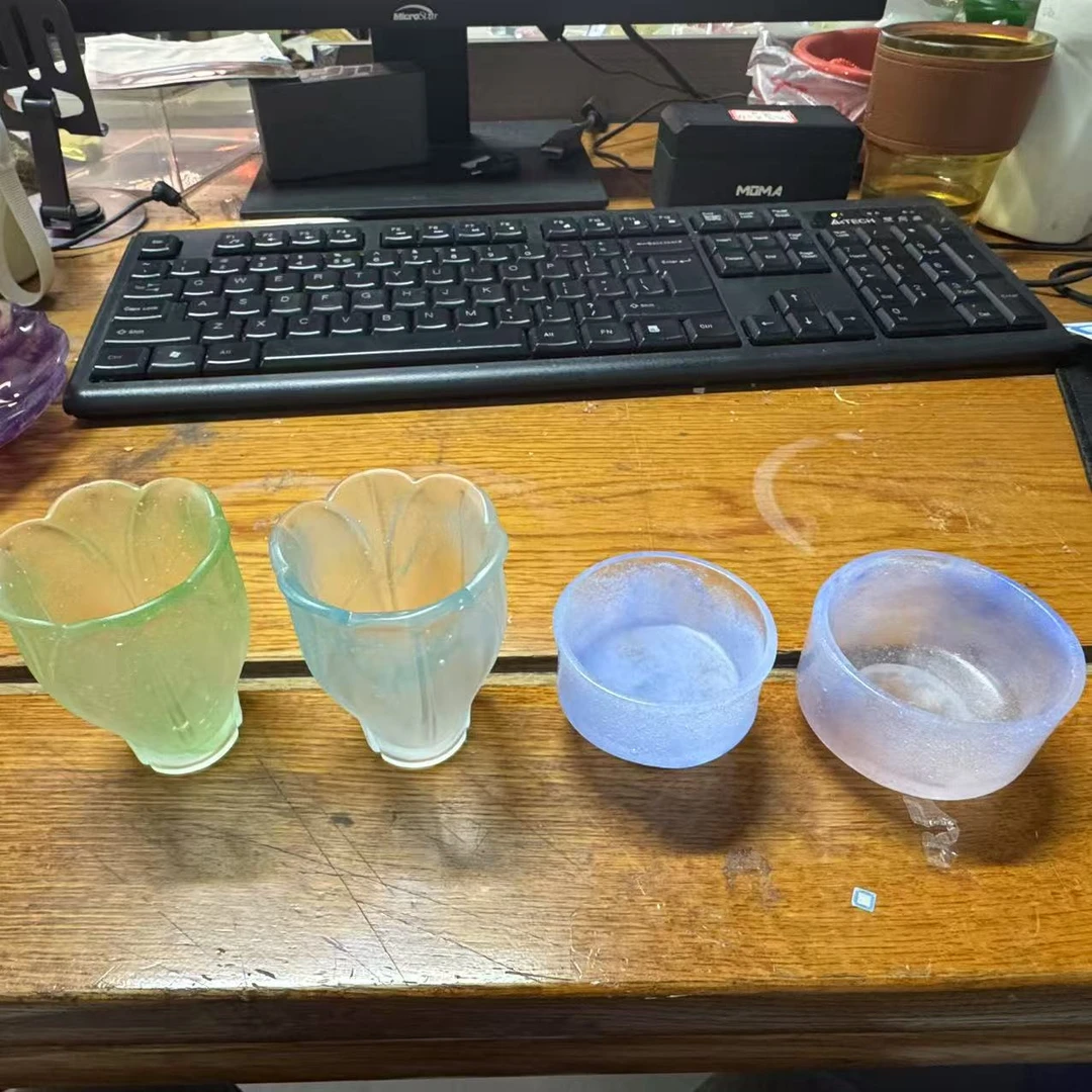 【见珊】福利品琉璃杯（颜色大小随机）（琉璃A0005）