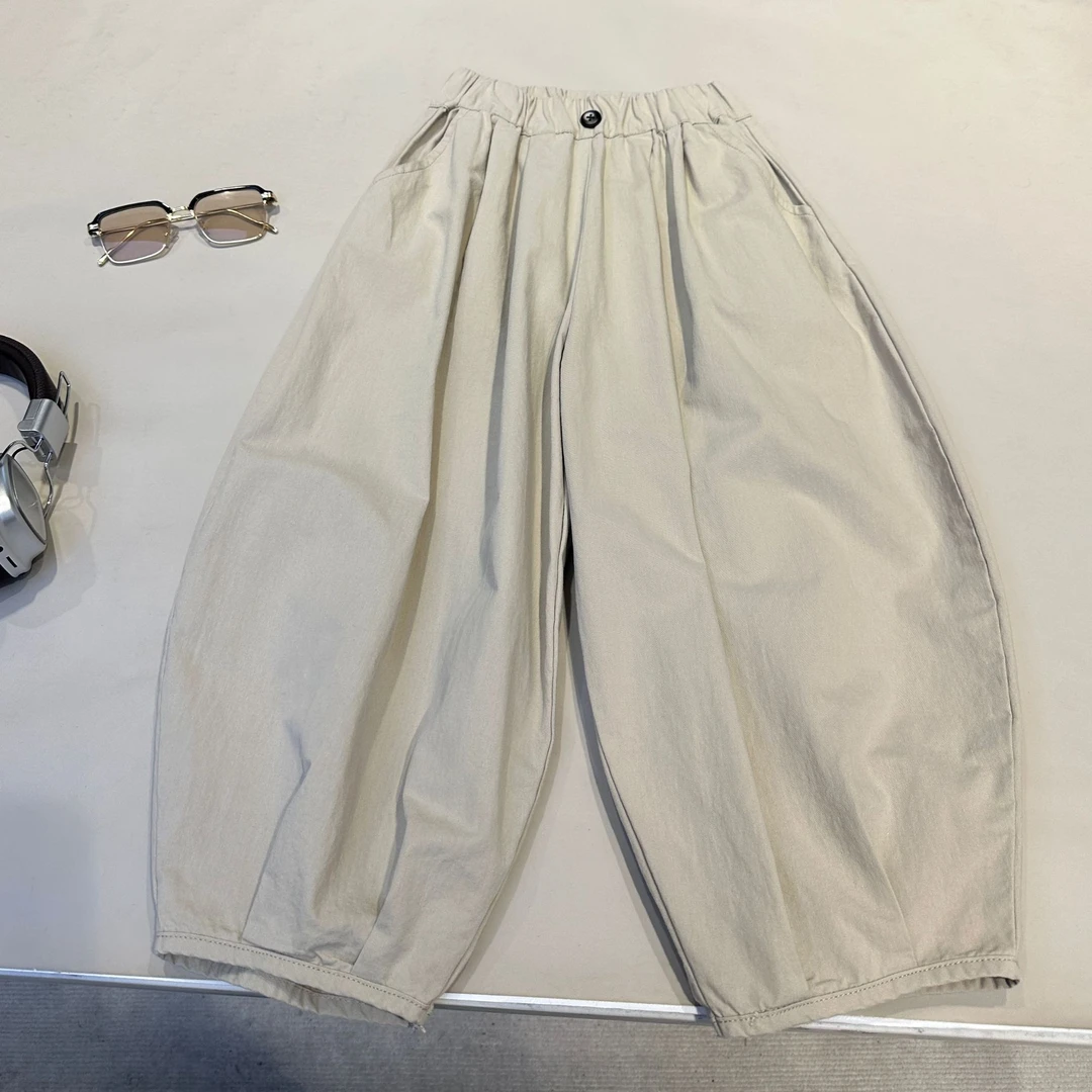 儿童春装韩范舒适洋气中大童帅气休闲裤 25189