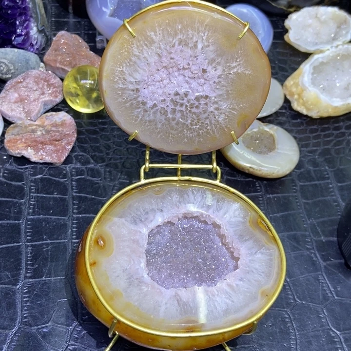 珠宝半成品未镶嵌水晶聚宝盆