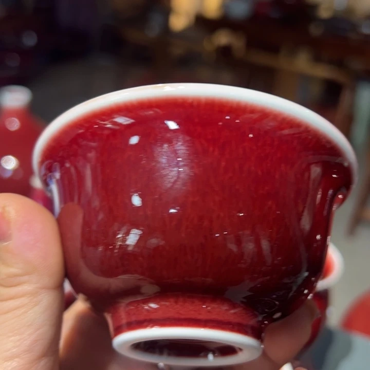 瓷片景德镇品艺轩郎红
