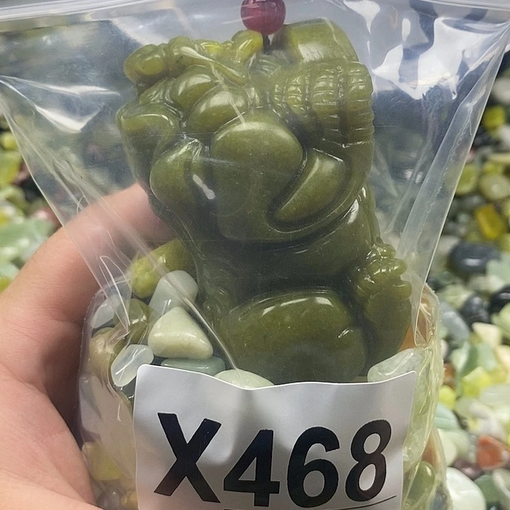 蛇纹石玉未镶嵌鱼缸石