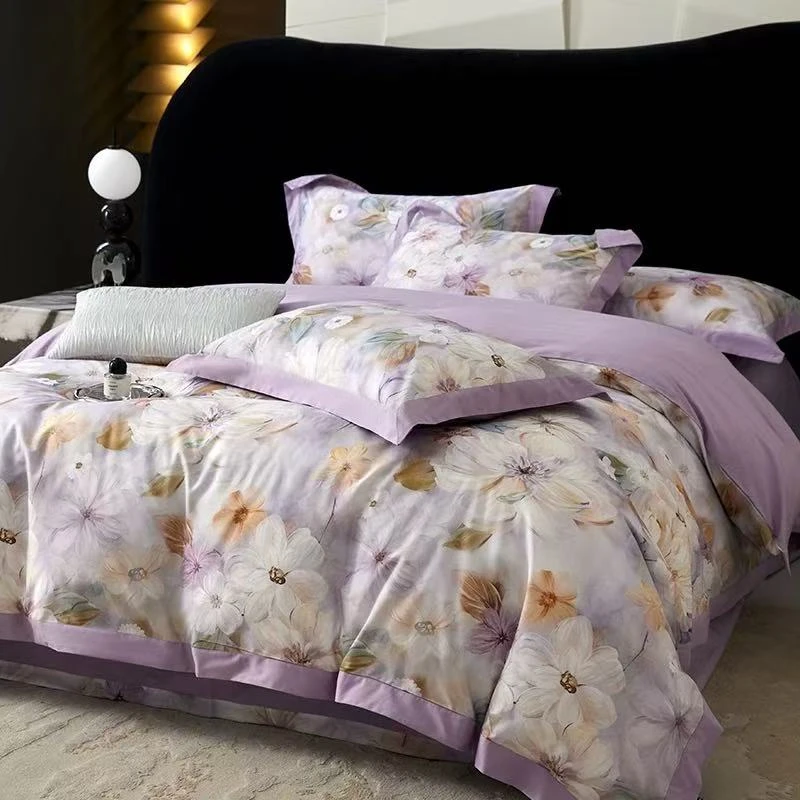 醇净棉品超舒适数码印花  春尚好（粉）