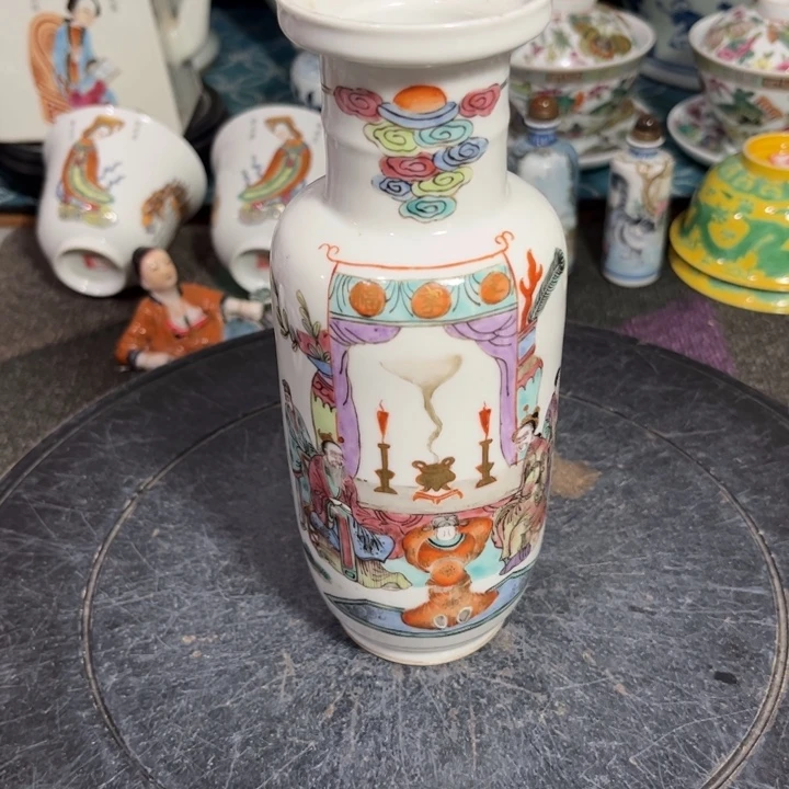 紫砂茶叶罐粉彩888888888