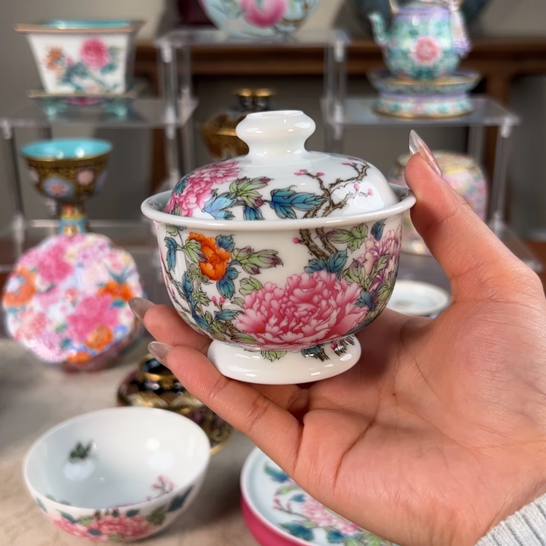 纯手工手绘 高端茶器