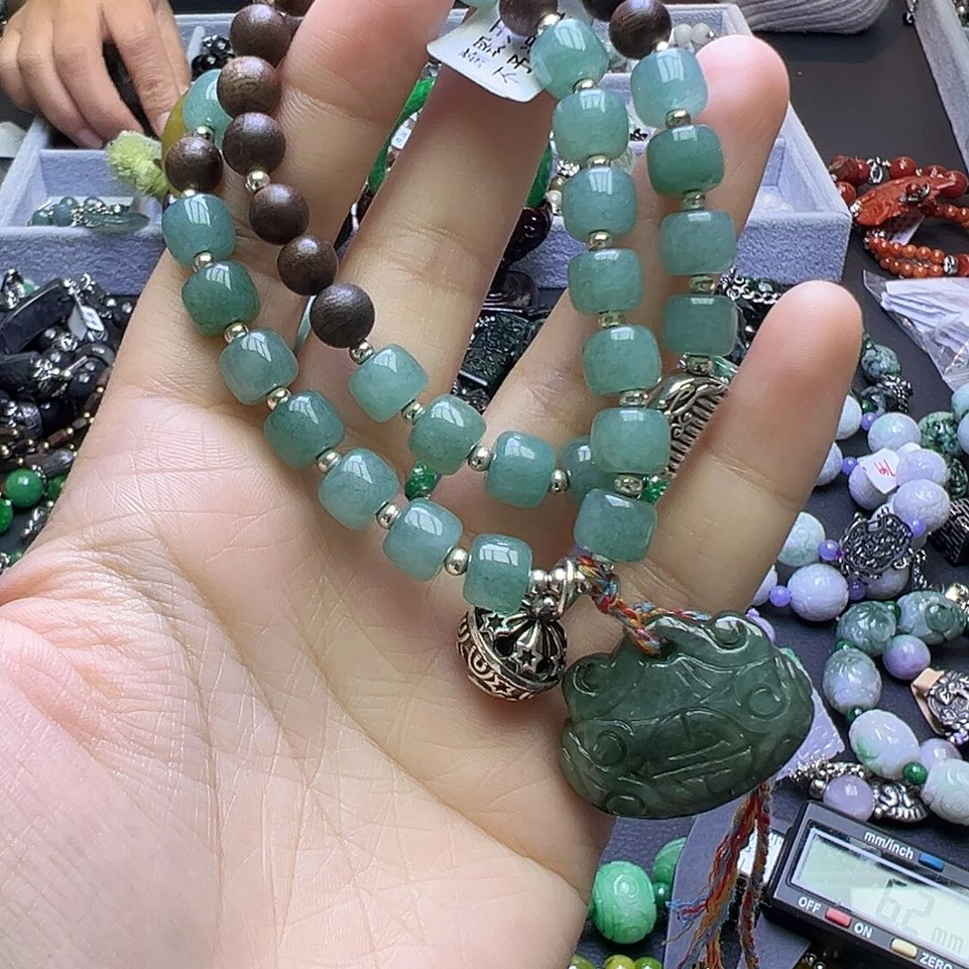 翡翠未镶嵌手链99