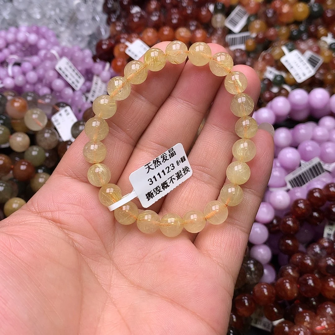 水晶手链未镶嵌，，