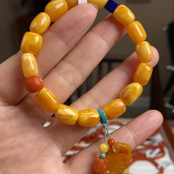 琥珀手链未镶嵌蜜蜡手串9