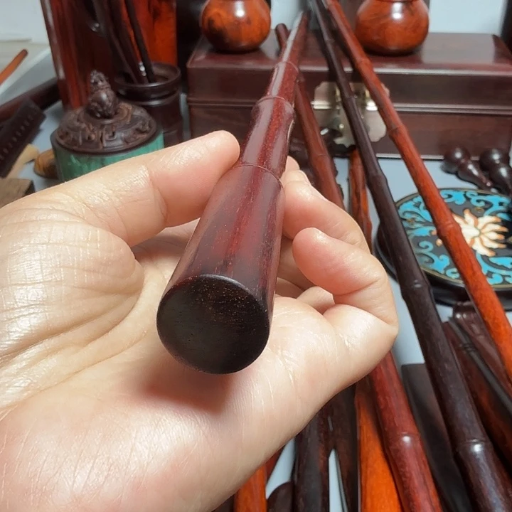 雪***松印度小叶紫檀竹节棍