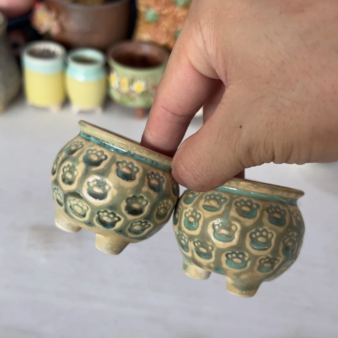 陶瓷多肉小花盆@@1299