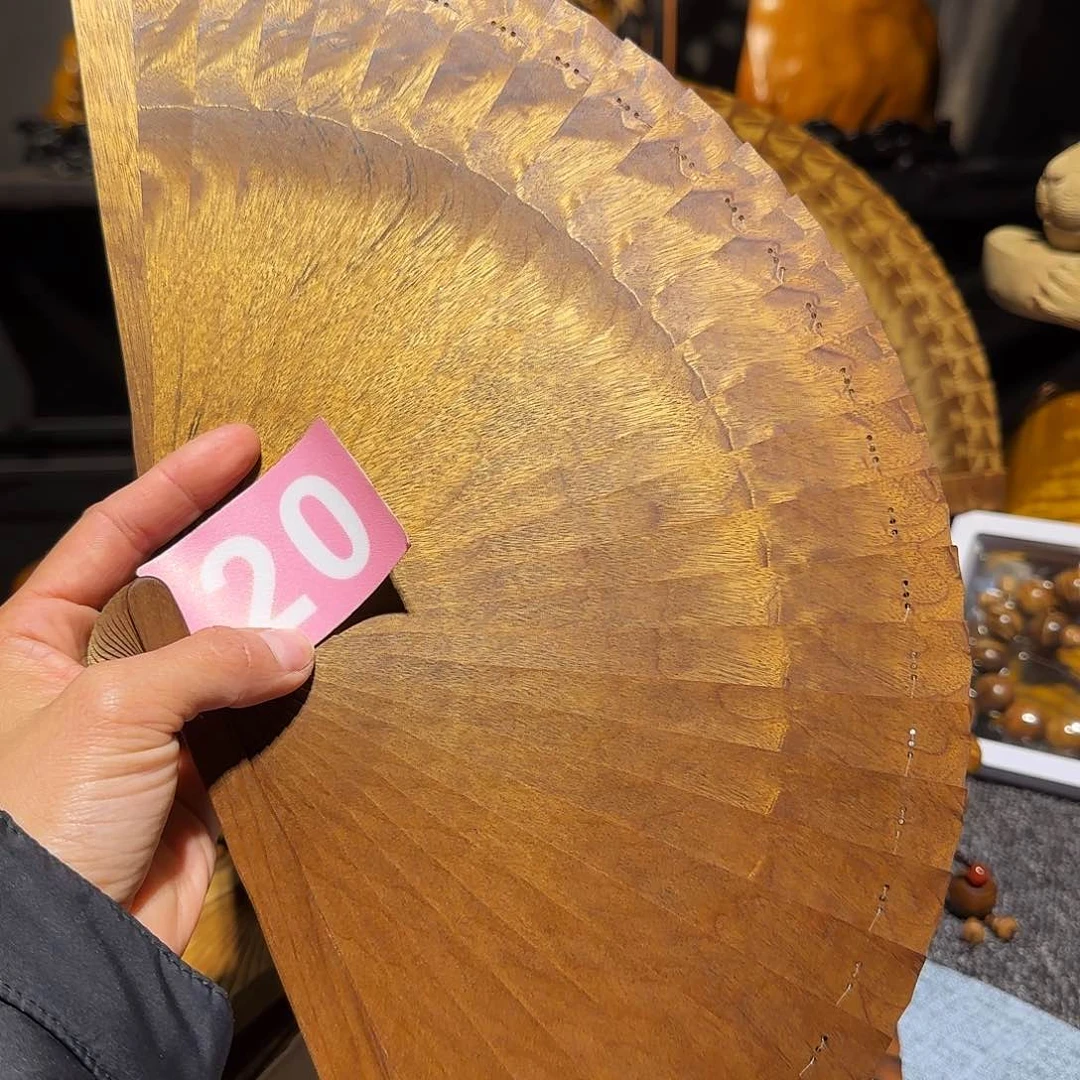 金丝楠?****菠金丝楠木扇子