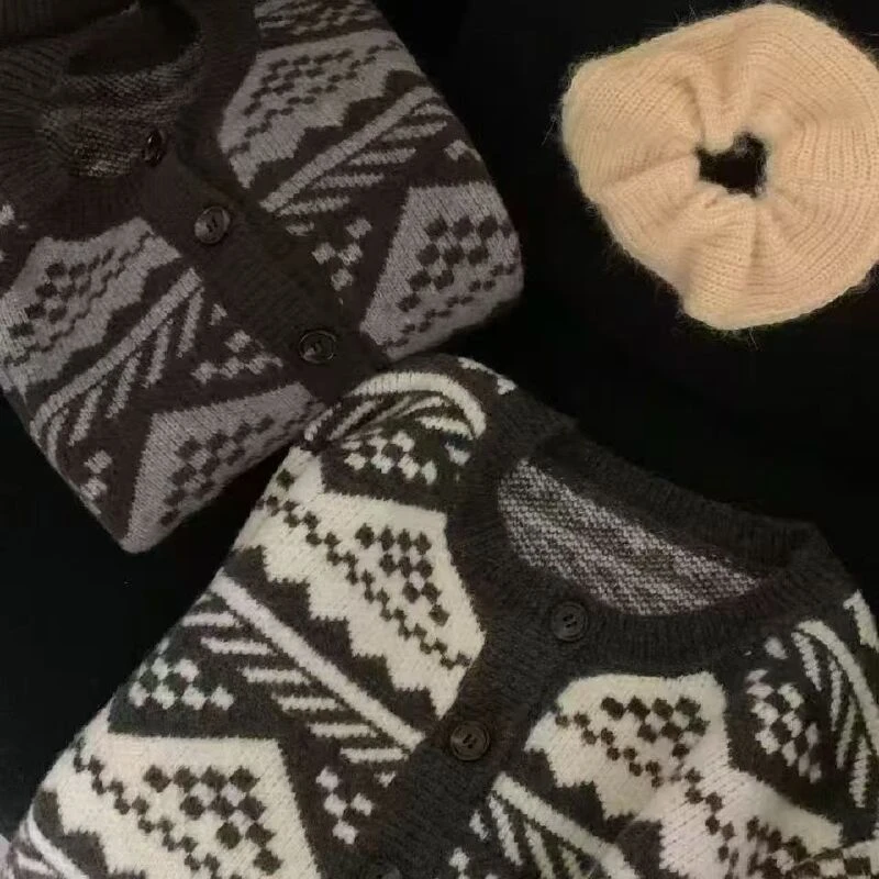 『雨美 Show』6851韩版费尔岛毛衣