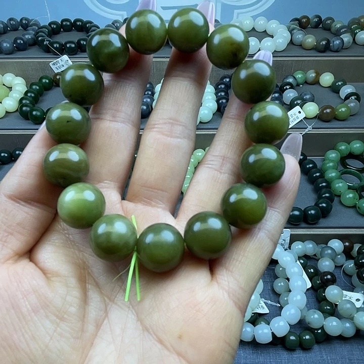 和田玉未镶嵌手链