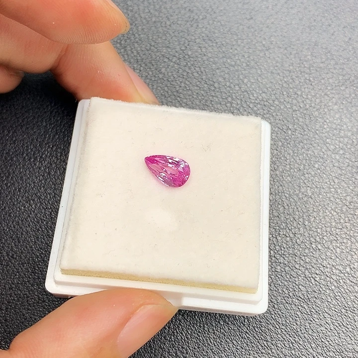 蓝宝石裸石帕帕拉恰2.07克拉