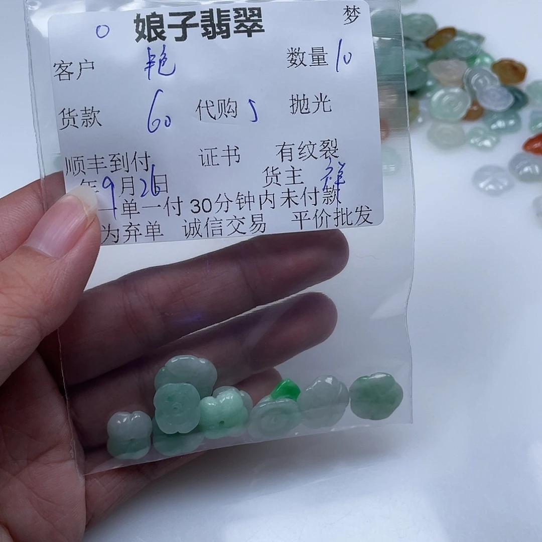 ****工翡翠未镶嵌颈饰翡翠