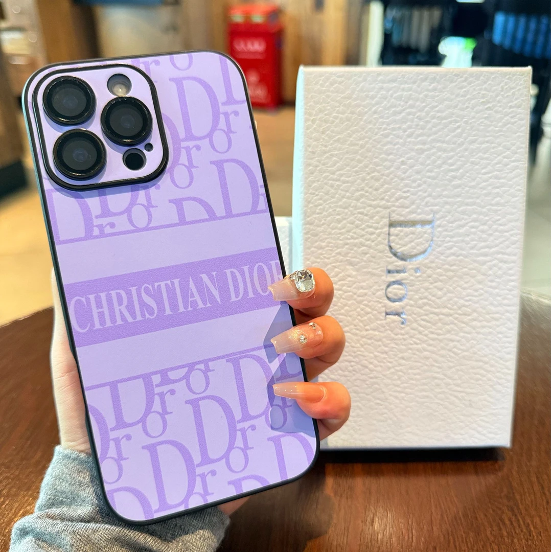 紫色适用iPhone16promax手机壳苹果17全包潮牌D家15个性14pm女13P