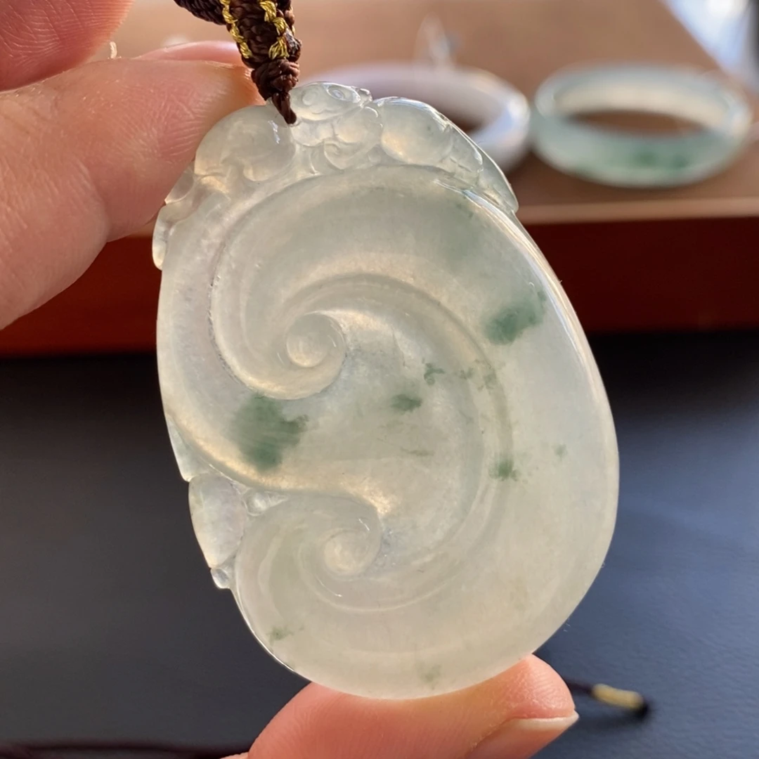 翡翠未镶嵌手镯天然翡翠吊坠