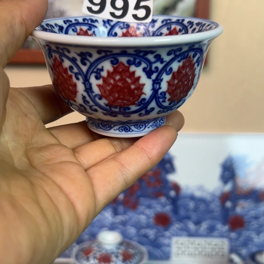 现代瓷青花釉里红工艺