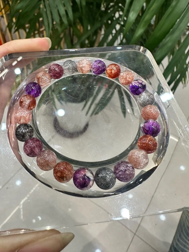 精美烟花超七卡8+毫米手串