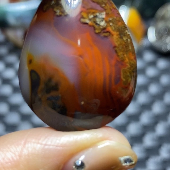 玛瑙/玉髓颈饰未镶嵌鸽*