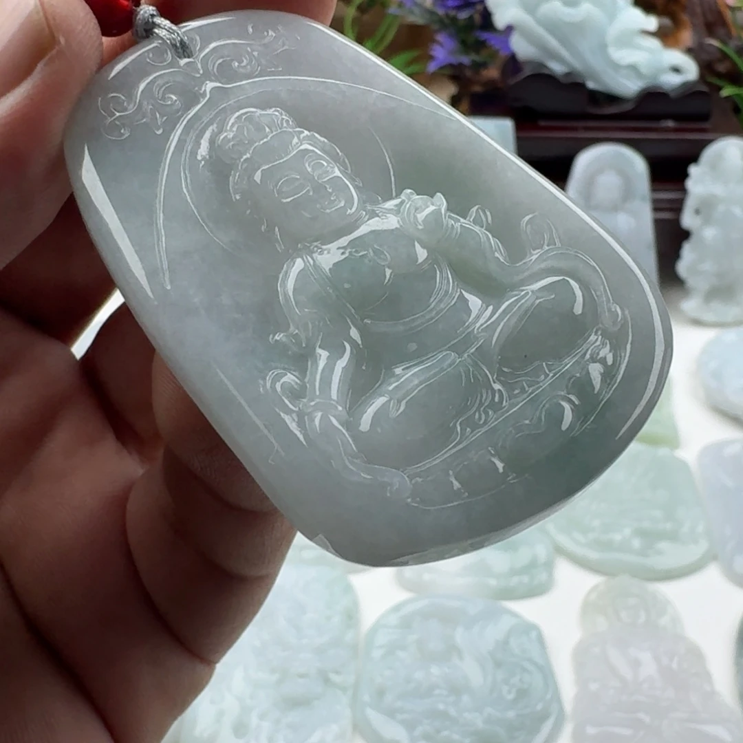 颈饰未镶嵌翡翠天然缅甸A货翡翠