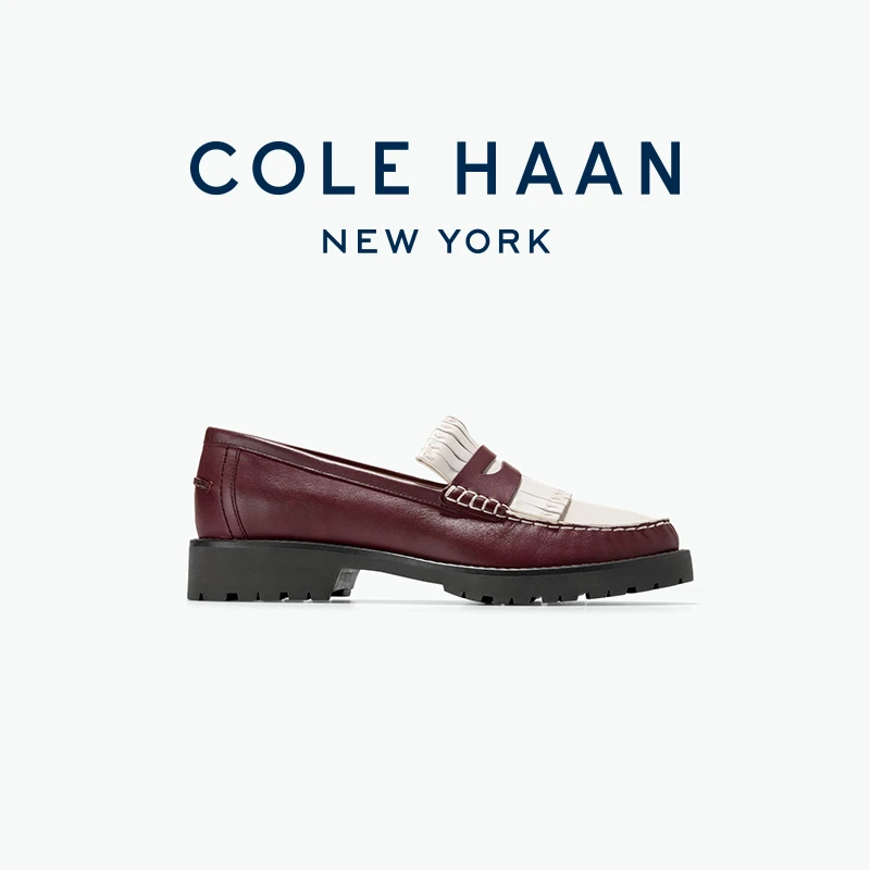 Cole Haan/歌涵 女士乐福鞋 时尚休闲一脚蹬小皮鞋单鞋W35069