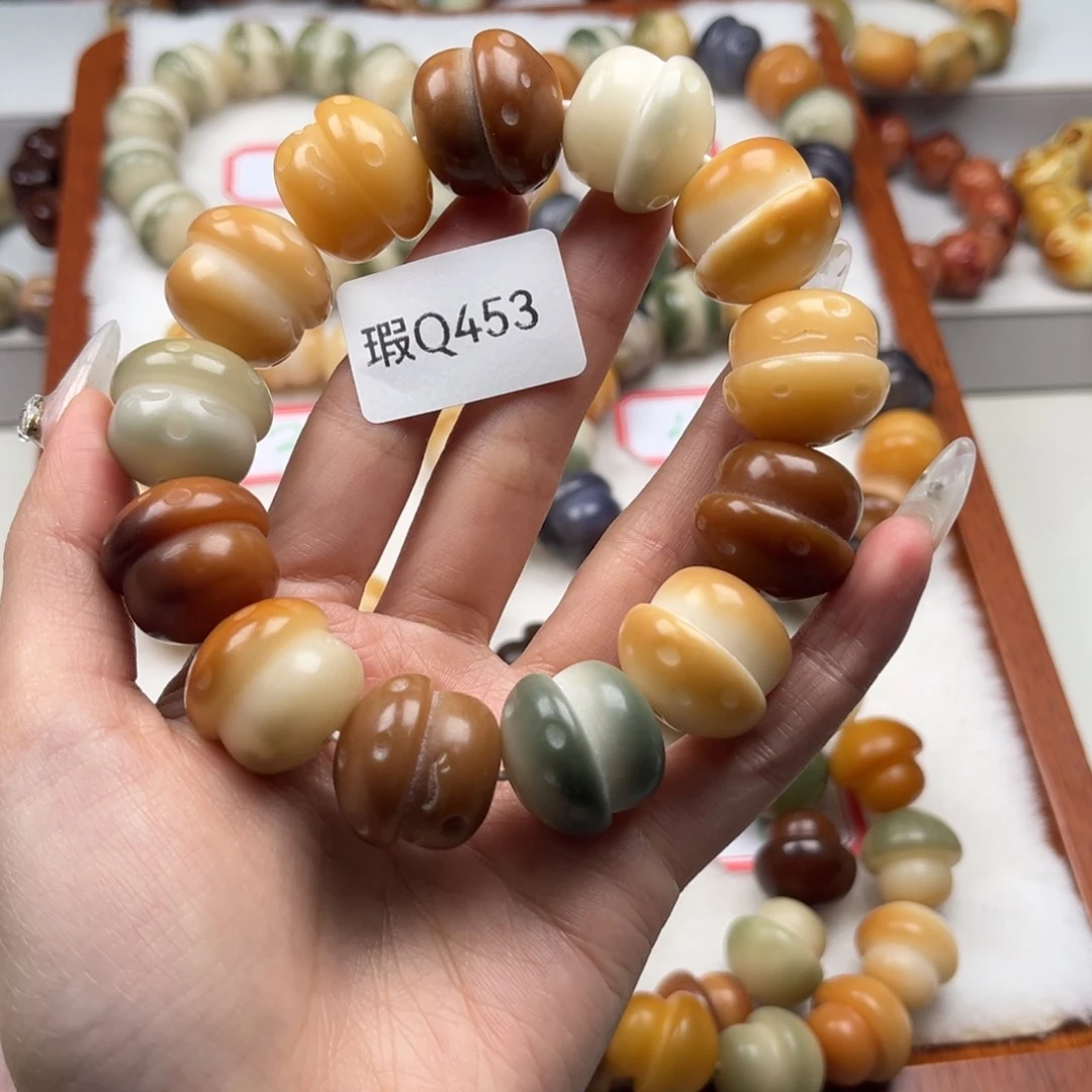 菩提根/象牙果吊坠爱****瑕q453蘑菇一串20mm