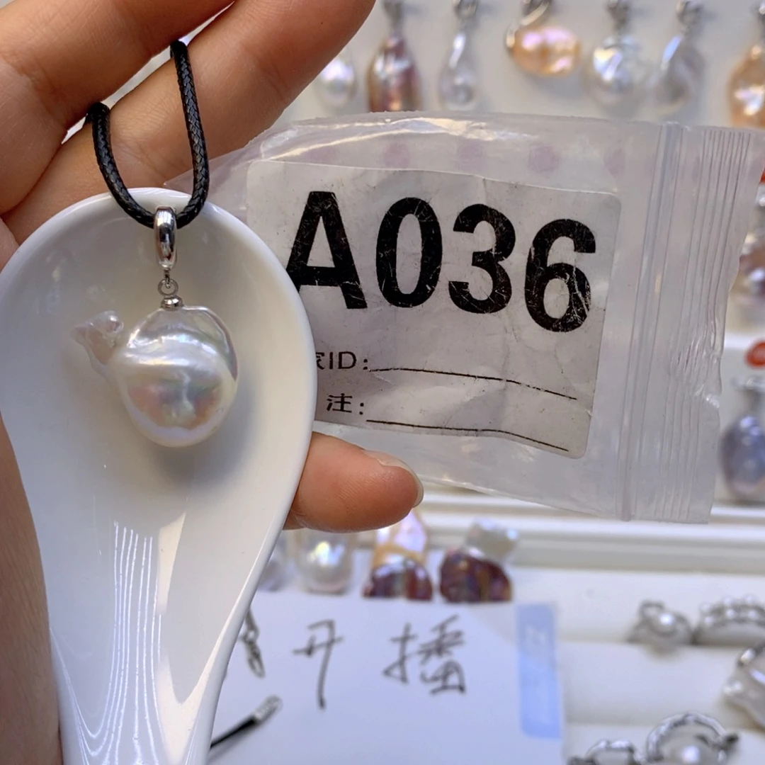 淡水珍珠银S925镶嵌颈饰