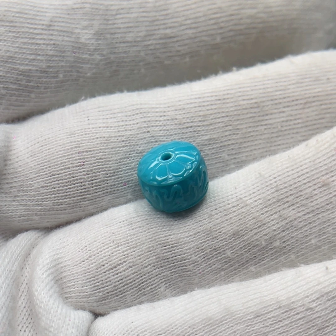 绿松石未镶嵌颈饰卡10.5-8