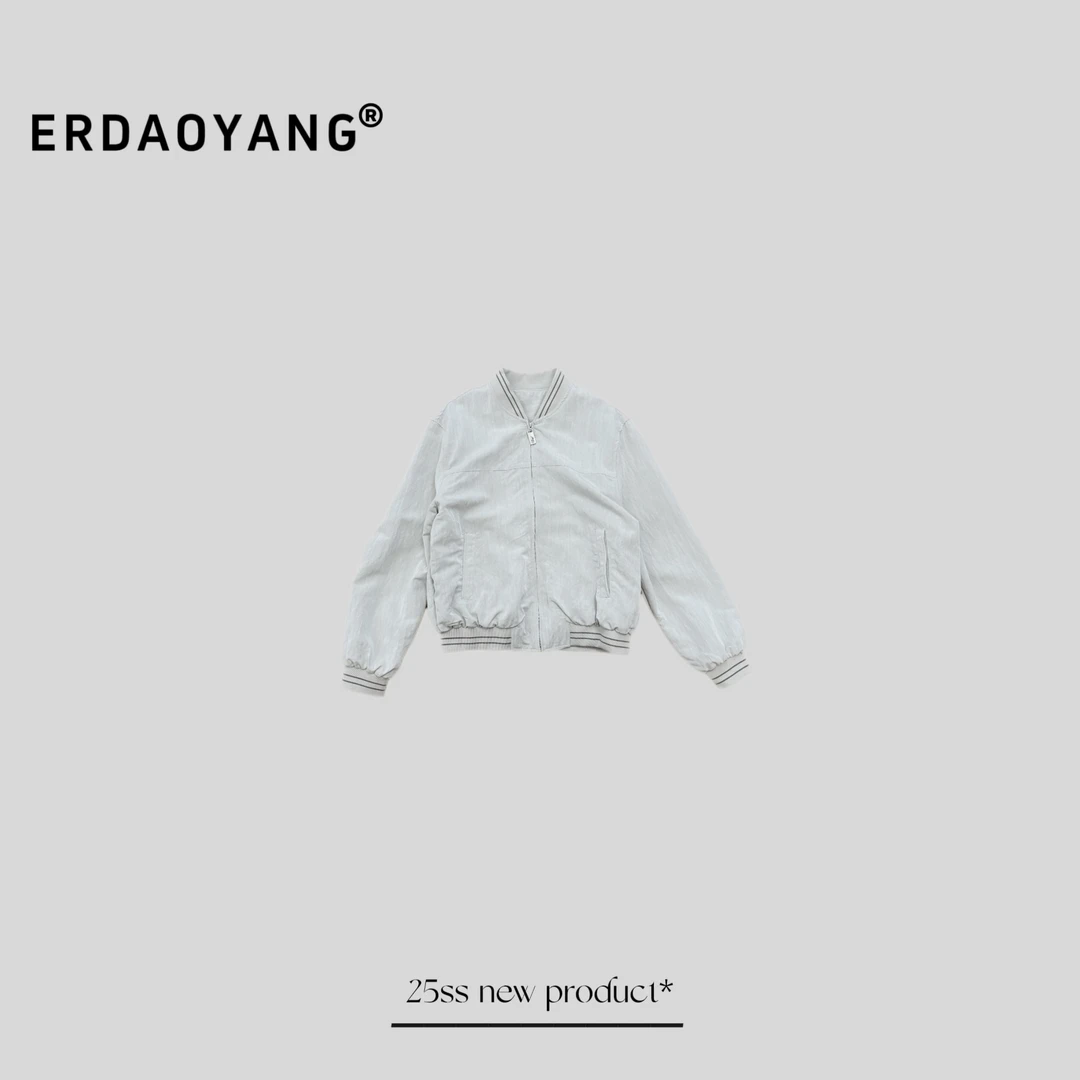 ERDAOYANG "自由简易" 早春简约百搭夹克棒球服外套WT6019