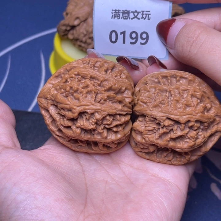 文玩核桃把件粗筋47.0199