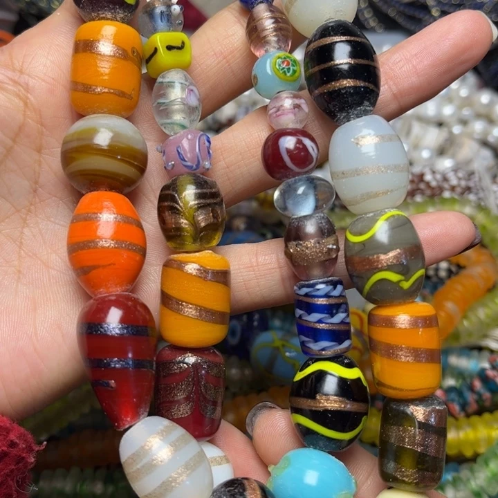 玻璃颈饰7655琉璃一条