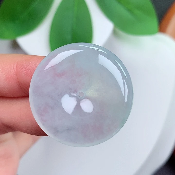 颈饰未镶嵌翡翠平安扣29.7x5.7mm